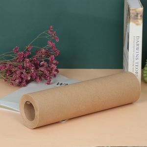 30 Meter Bruin Kraft Inpakpapier Roll Voor Bruiloft Verjaardag Party Wikkelen Pakket Verpakking Art Craft