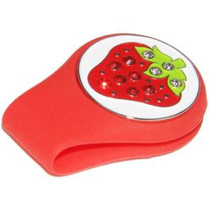 Golfbal Marker Met Magnetische Golf Hoed Cap Clip Golf Cadeau Voor Vrouwen Dame Kids - Novelty Fruit Patroon-meerdere Kleuren