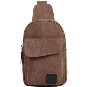 Mannen Kleine Borst Sling Bag Reizen Wandelen Cross Body Messenger Schoudertas Rugzak Reistassen