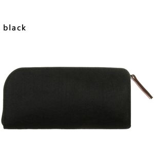 Multifunctionele Zachte Zonnebril Case Box Wolvilt Doek Rits Draagbare Glazen Zak Portatives Protector Brillen Pouch