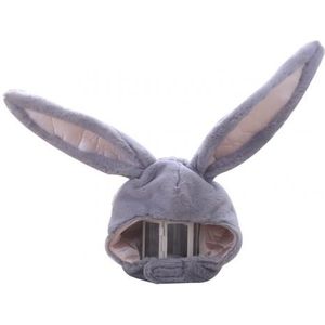 Japanse Leuke Pluche Grappige Oost Bunny Oren Cap Masker Volwassen Kids Halloween Party Cosplay Animal Hood Hat Winter Warm Kostuum