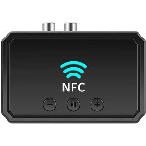 Bluetooth 5.0 Draadloze Audio Receiver Nfc 3.5Mm Rca Aux Jack Usb Smart Afspelen Stereo Draadloze Adapter A2DP Voor Auto speaker