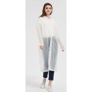 Mannen Vrouwen Regenjas Outdoor Regenkleding Eva Doek Hoodie Lange Regen Waterdichte Outdoor Wandelen Reizen Vissen Klimmen Regen Jas