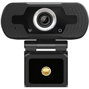 Webcam 1080P Hdweb Camera Met Ingebouwde Microfoon Online Klassen Usb Plug Play Web Cam Breedbeeld Video
