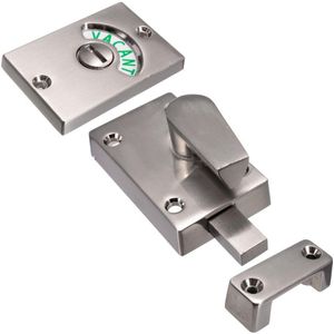 Newesr Privacy Badkamer Deurslot Vacant Bezig Wc Indicator Bolt Wc Klink Voor Toiletten/Douche Ligboxen & Badkamers