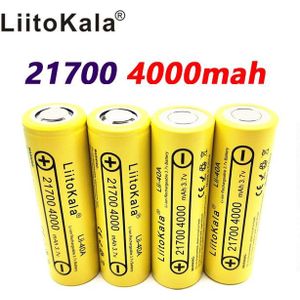LiitoKala Lii-40A 21700 4000 mah Oplaadbare Li-Ion Batterij 3.7 v 15A Power 5C Ontlading