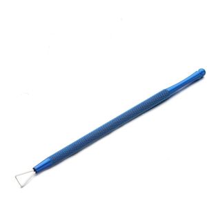 ELECOOL 1 st Rvs UV Gel Nagellak Remover Driehoek stok Staaf Nail Dode Huid Bokkenpootje Manicure Nail Care Tool