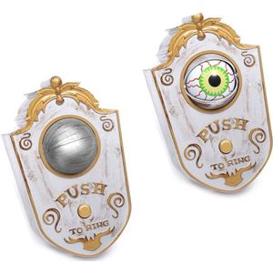 Geanimeerde Single Eye Deurbel Geluid Deurbel Eye Licht Geluid Halloween Prop Spooky Geluid Halloween Decoratie Bell