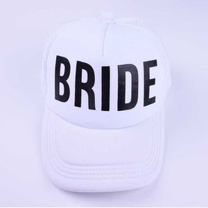 BRUID SQUAD Bachelor Vrouw Snapback Caps Hip Hop Branded Baseball Mesh Cap Wedding Party Man Verstelbare Gouden Brief Roze Kleur