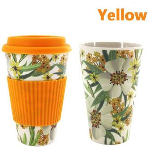 Reusable Bone China Ceramic Travel Mugs Tea Coffee Travel Mug Cup Silicone Lid