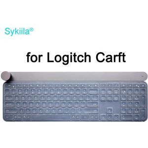Keyboard Cover Voor Logitech Craft Draadloze Beschermende Protector Skin Voor Logi Case Black Clear Silicon Tpu Skin Case Computer