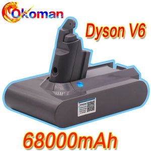 68000 Mah 21.6V 12.8Ah Li-Ion Batterij Voor Dyson V6 DC58 DC59 DC61 DC62 DC74 SV09 SV07 SV03 965874-02 Stofzuiger Batterij