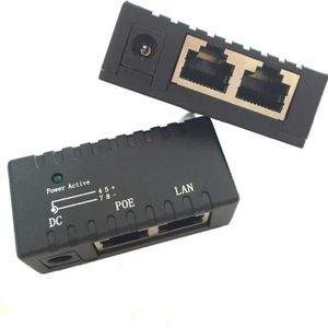POE001 Poe Injector 2 Poort RJ45 Poe Splitter Power Over Ethernet Switch Power Adapter Voor Cctv Ip Camera Voor Hd avi Cvi