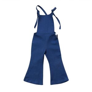 Leuke Baby Meisje Romper Denim Kleding Bebes Zomer Mouwloze Outfit Sunsuit Jumpsut Leeftijd 2-6Yrs