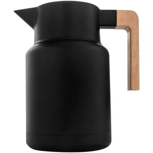 Grote Thermische Koffie Karaf-Rvs, Dubbelwandige Thermische Potten Voor Koffie En Thee Door-Zwart, vacuüm Carafes