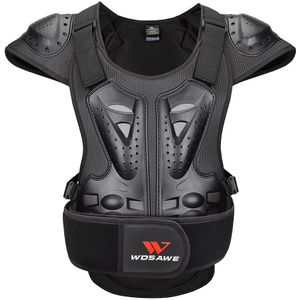 Wosawe Motorfiets Armor Rugsteun Borst Jas Mountainbike Protector Vest Mtb Skateboard Buitensporten Motorrijder Vest