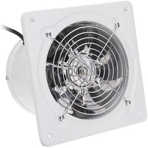 6 Inch 2800R/Min 40W Duct Booster Fan Uitlaat Blower Lampblack Venster Ventilatie Ventilator Voor Badkamer Thuis Keuken muur Ventilator