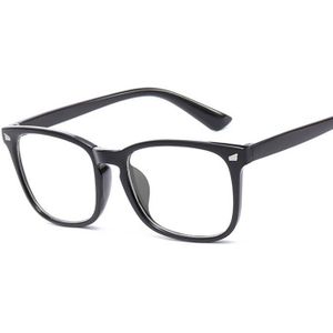 Paars Brilmontuur Vierkante Glazen Frame Clear Lens Vrouwen Brillen Optische Frames Transparant Tempels Voor Bril