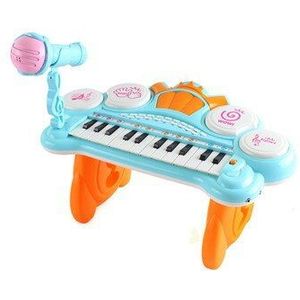 Speelgoed Muziekinstrument Mini Microfoon Piano Verlichting Geluidseffecten Multimedia afspelen 1-6 Jaar Baby Onderwijs Pianoforte