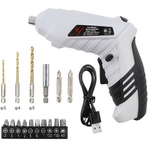 Cordless Mini Elektrische Schroevendraaier 3.6V Oplaadbare Oplaadbare Lithium Batterij Schroevendraaier Power Tools