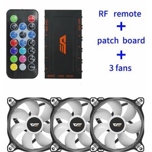 Aigo Darkflash CF8 Pro Computer Pc Fan Rgb Clear Frame 120 Mm Fans Rustig + Remote Computer Cooling Koeler Aura sync Cpu Koeler Fan