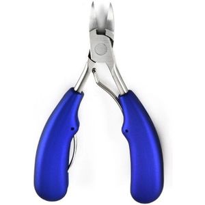 1 Pc Drie Kleuren Double Lente Plastic Handvat Vingernagels En Teennagels Manicure Tool Cuticle Schaar Nipper Cutter Nagelknipper