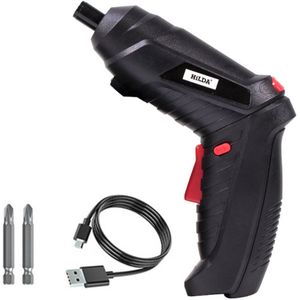 Elektrische Schroevendraaier Accu Multifunctionele Power Boor Gat Lithium Batterij Oplaadbare Schroevendraaier Huishoudelijke Diy Power Tools