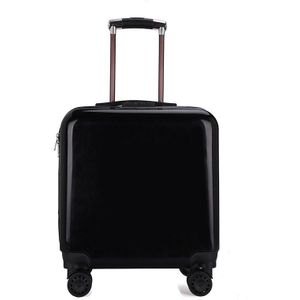 De Universele Wiel Bagage Mini Boarding Case Kleine Trolley Koffer Wachtwoord Koffer 18 Inch Unisex Zakelijke Bagage