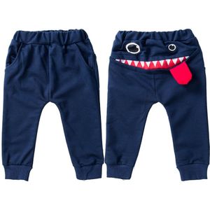 Pudcoco Casual Kinderen Casual Katoen Sport Bodems Broek Grote Mond Monster Broek 0-4Y