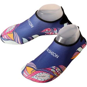 2 Stuks Geschikt Mannen Vrouwen Sneldrogende Strand Schoenen Unisex Barefoot Strand Water Barefoot Zwemmen Duiken Sokken Gedrukt Creek schoenen