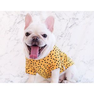 Hond T-shirt Franse Bulldog Kleding Pug Kleding Kat Chihuahua Yorkie Kleding Poedel Pommeren Schnauzer Huisdier Kostuum Tee Shirt