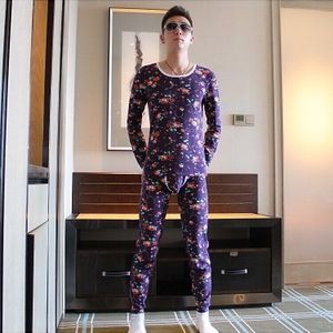 EEN set Mannen Warm set Leggings voor Winter Sexy Mannen Set lange ondergoed Thermisch Ondergoed Lange Onderbroek Mannelijke Nachtkleding Winter kleding