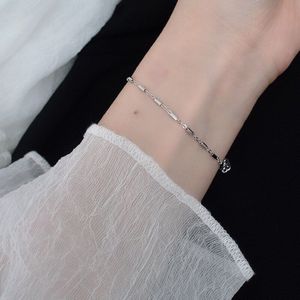 Louleur 925 Sterling Zilver Minimalistische Slanke Armbanden Voor Vrouwen Mode Romantische Gold Siver Zus Armbanden Vrouwelijke Sieraden