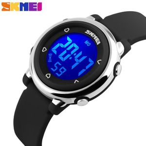 SKMEI Brand Horloge Verandering LED Light Datum Alarm Ronde Dial Digitale Horloge Kinderen Student Horloges