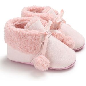 Baby Laarzen Pasgeboren Booties Herfst Winter Veters Plus Fluwelen Casual Zachte Bodem Peuter Schoenen 0-18 m