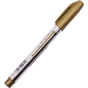 10 Pcs Verf Pen Metaal Kleur Pen Technologie 1.5 Mm Goud En Zilver Verf Pen Scholieren Briefpapier