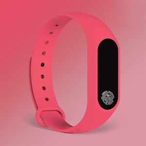 M2 Smart Band Vrouwen Mannen Unisex Bluetooth Smart Armband Slaap Fitness Tracker Stappenteller Polsband Voor Android Ios
