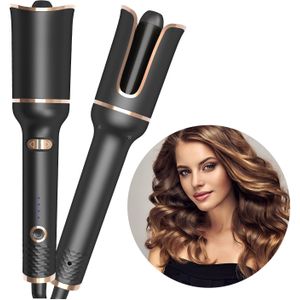 Automatische Haar Krultang Keramische Bedrade Krultang Elektrische Haar Krulspelden Voor Krullen Golven Styling Roterende Curling Styler