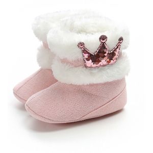 Baby Meisje Jongen Snowboots Winter Laarsjes Baby Peuter Pasgeboren Crib Schoenen 0-18M