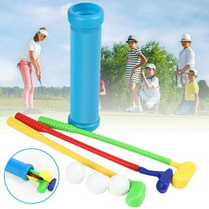 Kid Golf Plastic Speelgoed Set Golf Clubs Ballen Indoor Outdoor Leisure Sport Set Whshopping