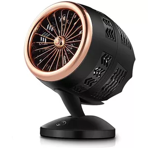Auto Koud en Warm Integrale Kachel, Baceyong12V 50W 2-in-1 Universele Draagbare Voorruit Demister Ontdooier, Winter Compacte Luchtverwarming met Montage Accessoires Zwart