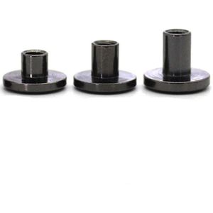 10 Set Knop Schroef Studs Ronde Kop Klinknagels 5/6. 5/8mm voor Bag Riem Leer Craft Accessoire