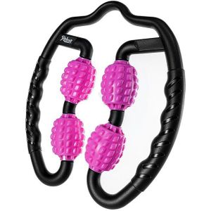 U-vorm Massage Roller Trigger Punt Voor Arm Been Nek Spierweefsel Fitness Gym Yoga Pilates Sport 4 Wiel Blokken yoga Roller