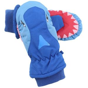 Winter Outdoor Jongens Meisjes Cartoon Ski Waterdichte Handschoenen Leuke Kinderen Antislip Warm Winddicht Wanten