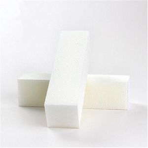 10 Stks/pak Schuren Spons Nagelvijl Buffer Blok Voor Uv Gel Nagellak Diy Nail Art Manicure Pedicure Wit Nail buffers Bestand