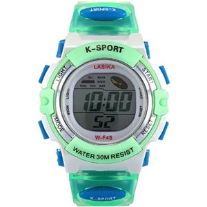 Kinderen Horloge Jongens Casual Dial Digitale Led Sporthorloge Kids Alarm Horloge Party School Hombre Reloj Deportivo * een
