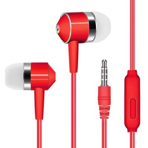 3.5 Mm In-Ear Bedrade Hoofdtelefoon Afstandsbediening Oortelefoon Hifi Stereo Bass Gaming Headset Met Microfoon Voor Iphone Samsung huawei Xiaomi