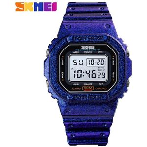 Skmei Mode Kleurrijke Led Sport Digitale Horloge Waterdicht Schokbestendig Pu Band Stopwatch Alarm Vro Horloges Reloj Hombre 1608