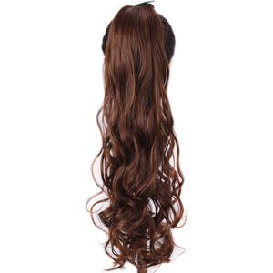 Meifan Lang Golvend Krullend Paardenstaart Clip In Paardenstaart Hair Extension Trekkoord Synthetisch Natuurlijke Valse Haarstukje Met Haarspelden