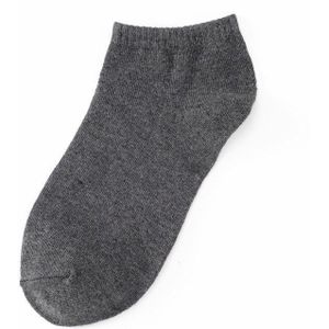 100% katoen mannen casual sokken eenvoudige zwart grijs wit dagelijks enkel sokken zachte ademende lente zomer herfst sport korte sokken